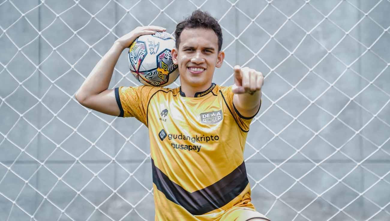 Egy Maulana Vikri resmi bergabung ke Dewa United FC di Liga 1 2022-2023. (Foto: Dewa United)