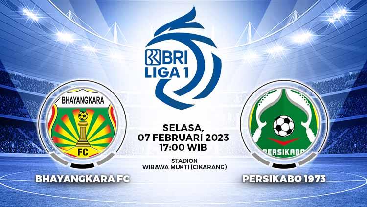 Prediksi pertandingan pekan ke-21 Liga 1 antara Bhayangkara FC vs Persikabo 1973 yang dimainkan pada Selasa (07/02/23) pukul 17.00 WIB.