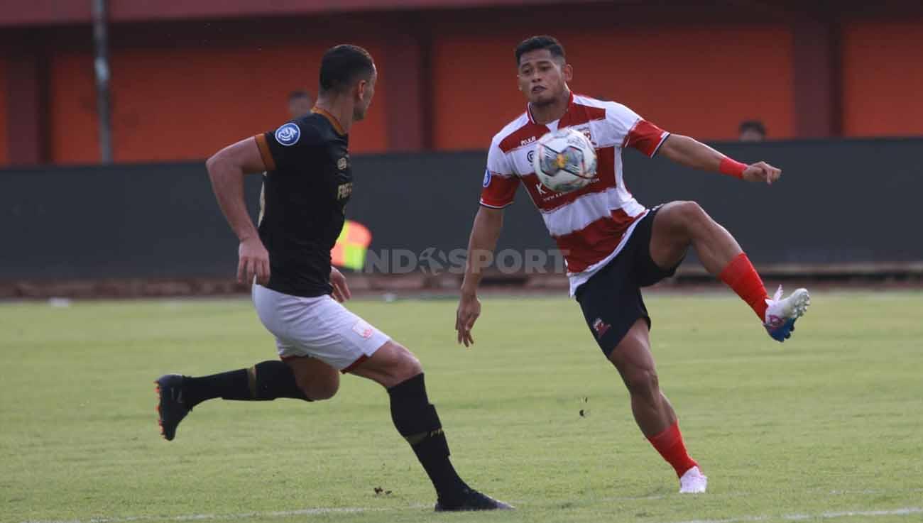 Pertandingan antara Madura United vs Persis Solo di BRI Liga 1.