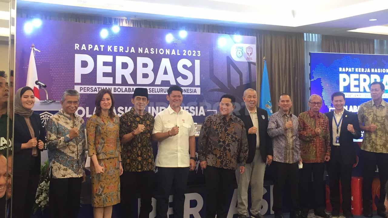 Rakornas PP Perbasi 2023. Foto: Petrus Manus Da'Yerimon/INDOSPORT.