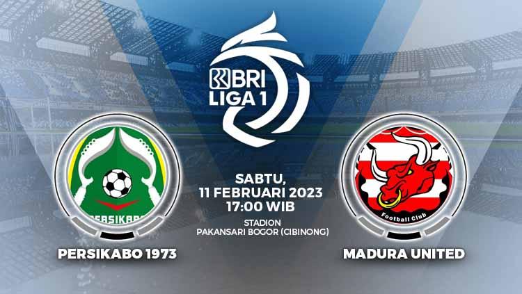 Prediksi pertandingan antara Persikabo 1973 vs Madura United (BRI Liga 1).