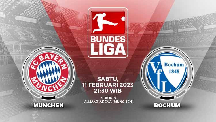 Link live streaming Liga Jerman (Bundesliga) antara Bayern Munchen vs VfL Bochum pada pekan ke20, Sabtu (11/02/23) pukul 21.30 WIB, akan tersedia di berita ini. - INDOSPORT