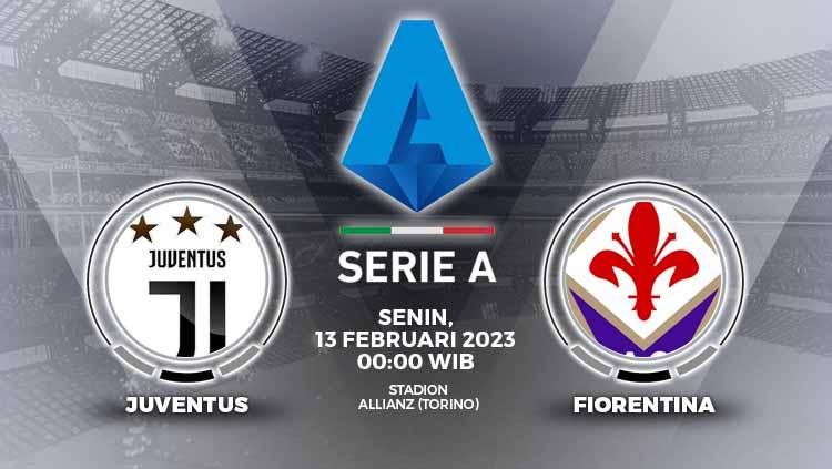Prediksi pertandingan Liga Italia (Serie A) mempertemukan Juventus vs Fiorentina yang dihelat Senin (13/02/23) mulai pukul 00.00 WIB.