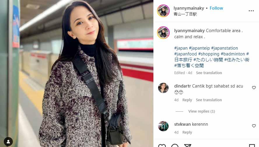 Putri Kabid Binpres PBSI Rionny Mainaky yang juga atlet bulutangkis Indonesia, Lyanny Alessandra Mainaky, kian glowing usai dinikahi aktor tampan.
