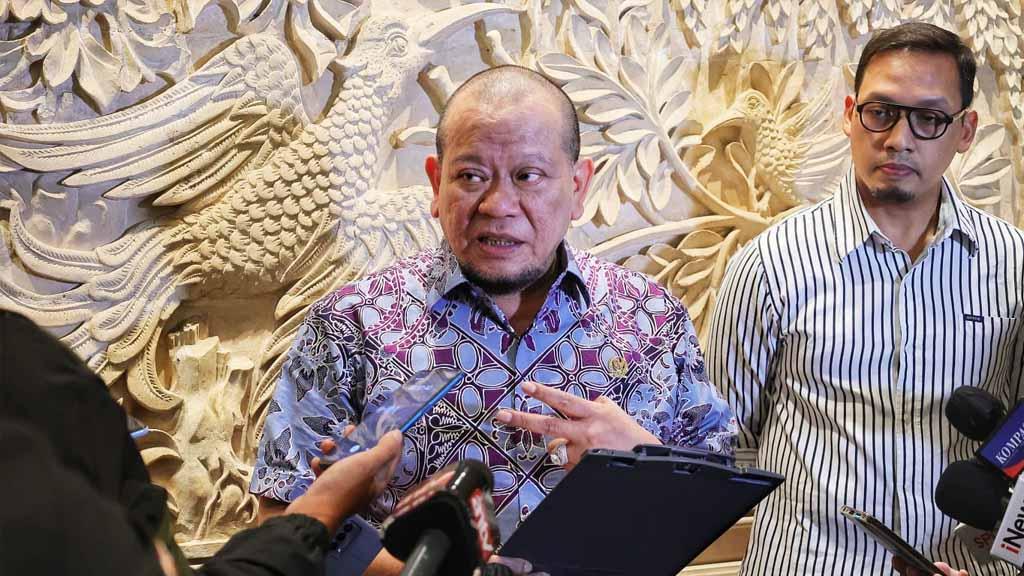 La Nyalla Mattalitti dipastikan kalah dalam pemilihan ketuam umum PSSI 2023-2027 Kongres Luar Biasa (KLB) pada Kamis (16/02/23) dari pesaingnya, Erick Thohir. (Foto: Dok. Humas LaNyalla)