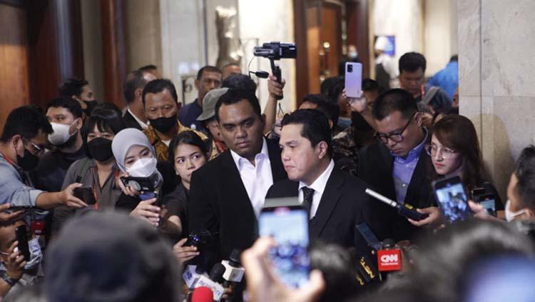 Erick Thohir resmi terpilih menjadi Ketua Umum (Ketum) PSSI periode 2023-2027 untuk menggantikan posisi Mochamad Iriawan.