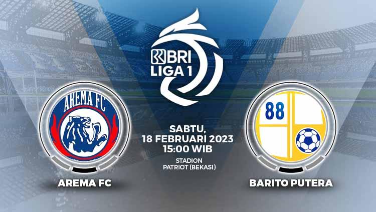 Barito Putera waspada Arema FC, jelang pertemuan pekan ke-25 BRI Liga 1 2022-2023, Sabtu (18/02/23) di Stadion Patriot Candrabhaga, Bekasi. - INDOSPORT