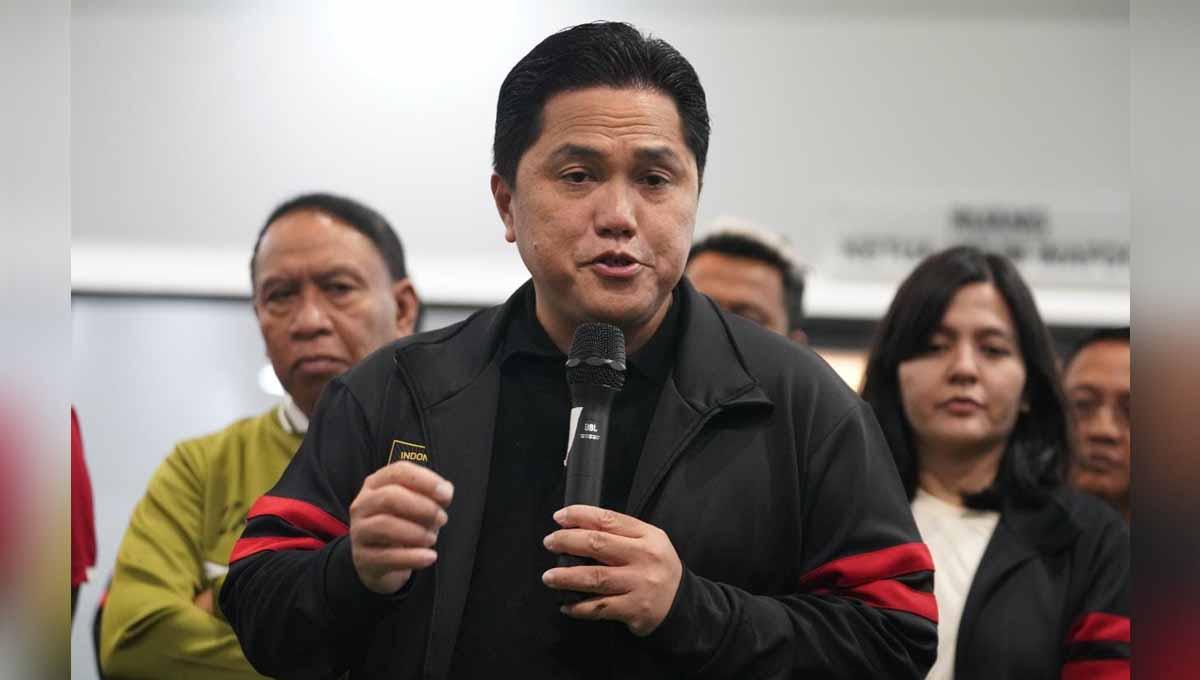 Ketua umum PSSI, Erick Thohir bersama Waketum dan jajaran Exco PSSI melakukan pertemuan dengan Presiden RI, Joko Widodo, Senin (20/02/23) di Istana Merdeka.