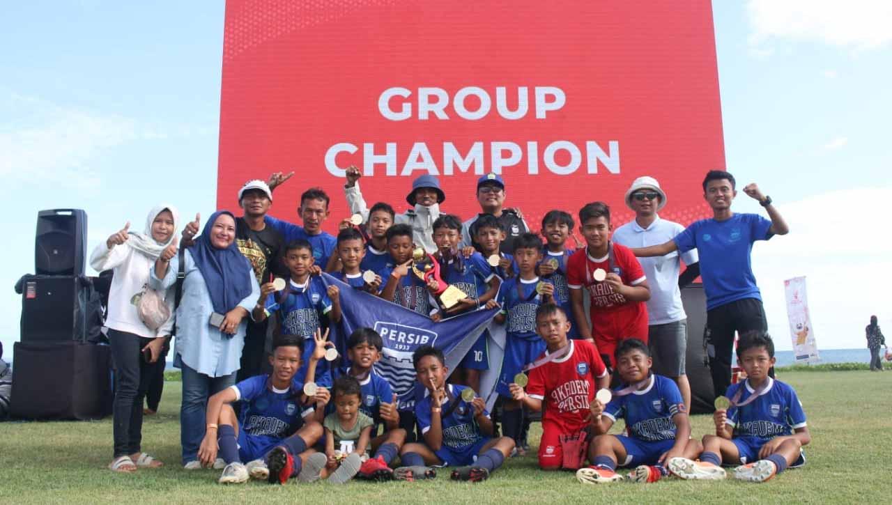 Akademi Persib Cimahi U-12 juara Tays Bakers Barati Cup 2023 di Bali. (Foto: Dok Akademi Persib Cimahi)