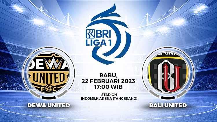 Prediksi pertandingan antara Dewa United vs Bali United (RBI Liga 1).