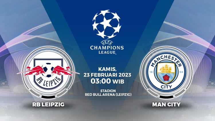 Prediksi pertandingan antara RB Leipzig vs Manchester City (Liga Champions). - INDOSPORT