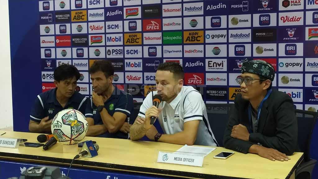 Gelandang Persib Bandung, Marc Klok, sudah fokus menatap pertandingan Liga 1 selanjutnya menghadapi Persik Kediri.