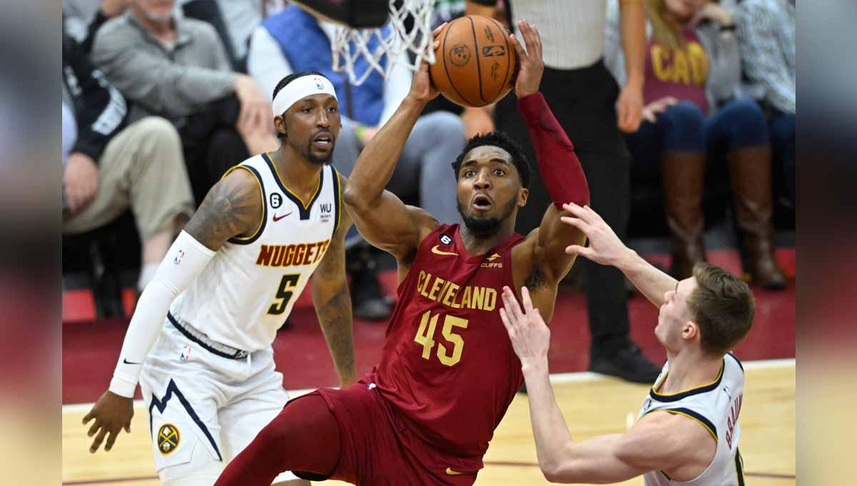 Pertandingan NBA antara Cleveland Cavaliers vs Denver Nuggets. (Foto: REUTERS/David Richard)