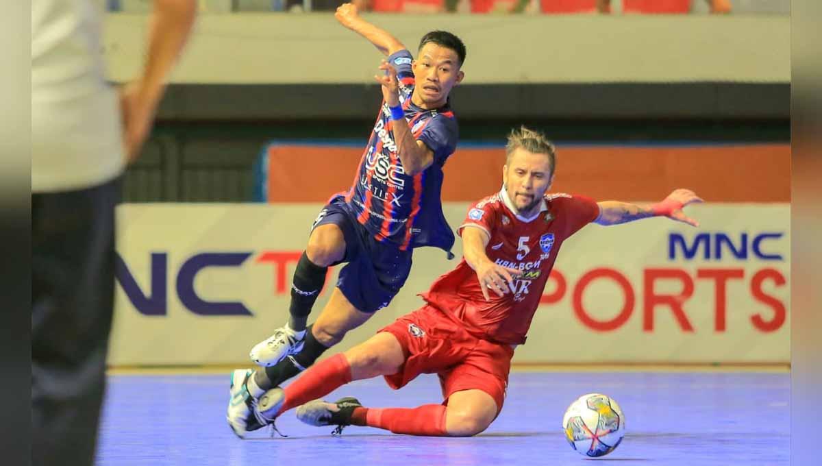 Pertandingan futsal antara Unggul FC mengalahkan Fafage Vamos FC 4-1. (Foto: MO Unggul FC)