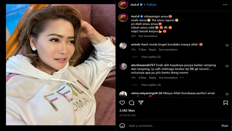 Inul Daratista penyanyi dangdut Indonesia