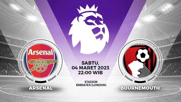 Prediksi pertandingan antara Arsenal vs AFC Bournemouth (Liga Inggris). - INDOSPORT