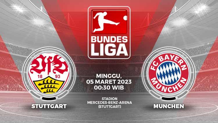 Prediksi pertandingan antara Stuttgart vs Bayern Munchen (Bundesliga).
