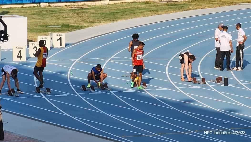 Indonesia raih lima medali emas di Grand Prix Para-Atletik Dunia yang digelar di Dubai. Foto: NPC Indonesia.