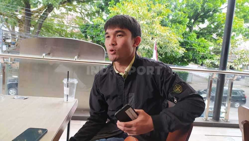Bek Persib Bandung, Zalnando, saat ditemui di Graha Persib, Jalan Sulanjana, Kota Bandung, Jumat (03/03/23).