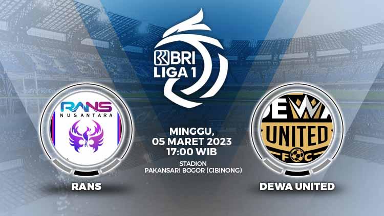 RANS Nusantara FC yang akan menjamu Dewa United pada pekan ke-28 di Stadion Pakansari, Minggu (05/03/23). - INDOSPORT