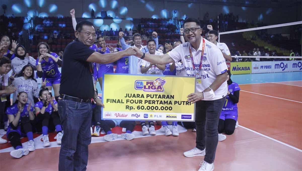 Bandung BJB Tandamata juara putaran satu Final Four Proliga 2023. (Foto: Dok. Proliga)