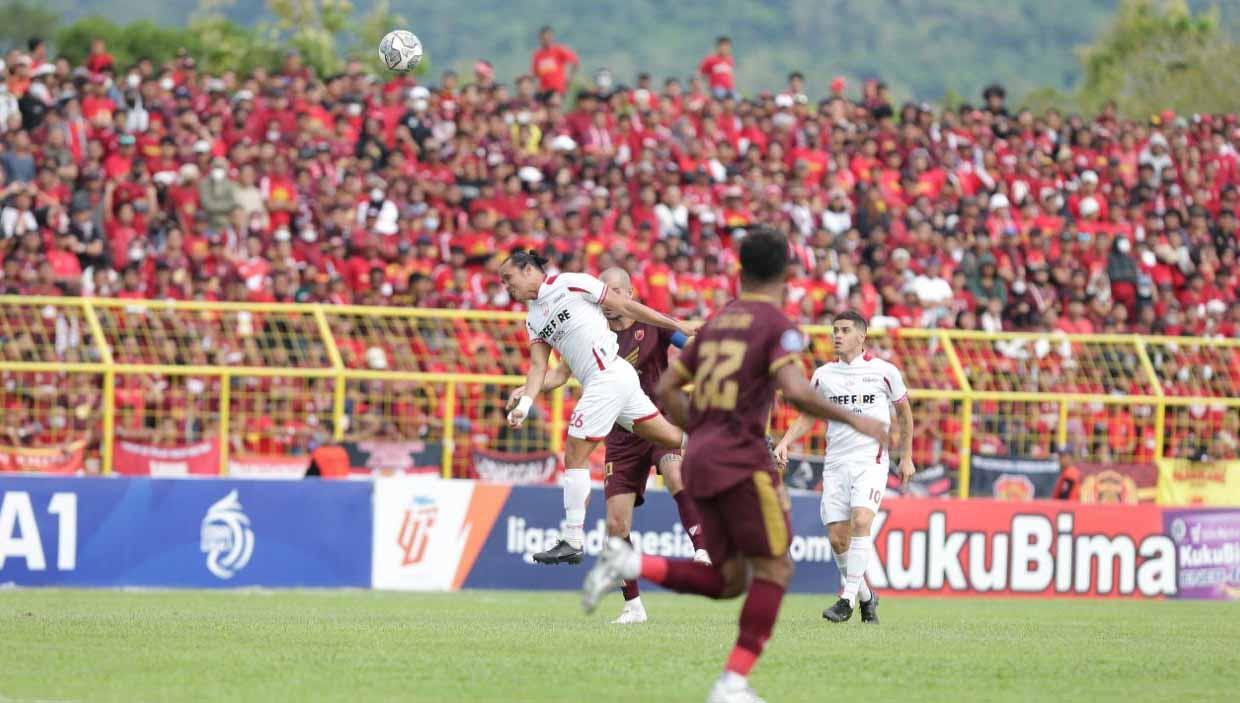 Pertandingan Liga 1 antara PSM Makassar vs Persis Solo di Stadion B.J. Habibie, Parepare, Minggu (5/3/23). (Foto: Persis Solo) - INDOSPORT