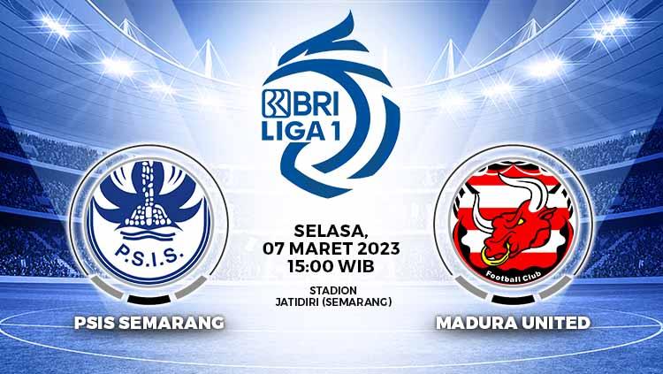 Prediksi pertandingan antara PSIS Semarang vs Madura United (RBI Liga 1).