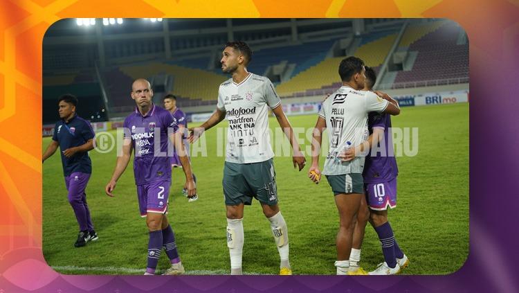 Bali United berusaha bangkit setelah kekalahan menyakitkan di Liga 1 2022-2023. Namun, langkah mereka harus dihadang oleh Persita Tangerang. - INDOSPORT