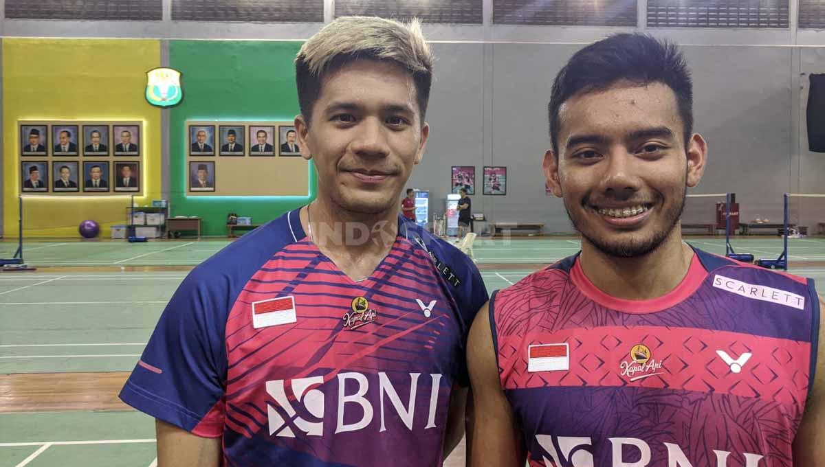 Pasangan ganda putra Indonesia, Pramudya Kusumawardana/Yeremia Erich Yoche Yacob Rambitan di Pelatnas PBSI. Baru-baru ini akun TikTok Pram dibajak oleh orang tak bertanggung jawab.