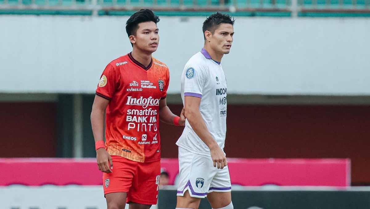 Pertandingan Liga 1 antara Bali United vs Persita Tangerang di Stadion Maguwoharjo (Yogyakarta), Selasa (07/03/23). (Foto: Instagram@baliunitedfc) - INDOSPORT
