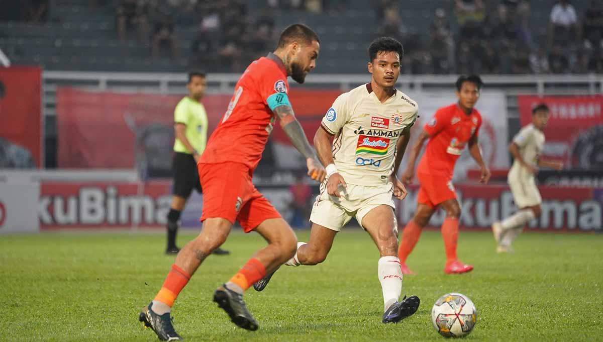 Pertandingan Liga 1 antara Borneo FC vs Persija Jakarta di Stadion Segiri (Samarinda), Kamis (09/03/23). (Foto: MO Persija Jakarta)