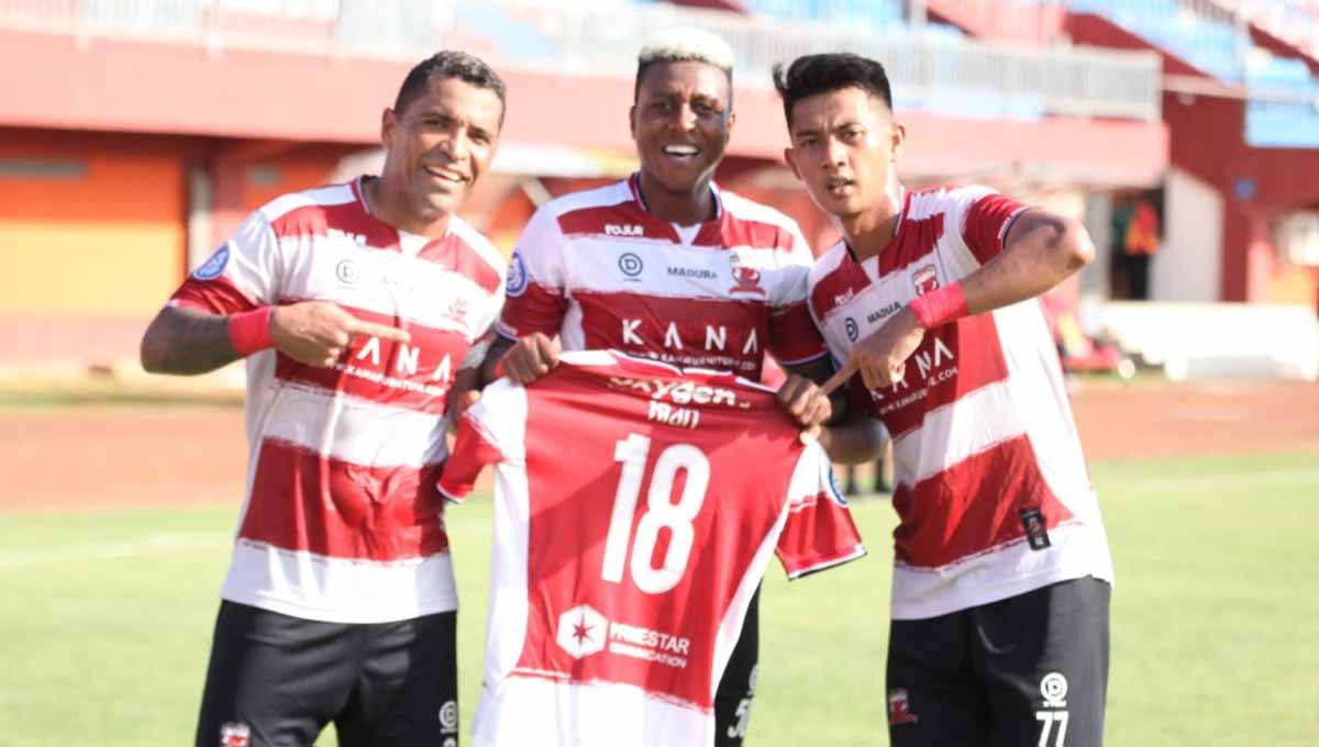 Pertandingan Liga 1 antara Madura United vs PSS Sleman di Stadion Gelora Madura Ratu Pamelingan Stadium (Pamekasan), Sabtu (11/03/23). (Foto: MO Madura United)