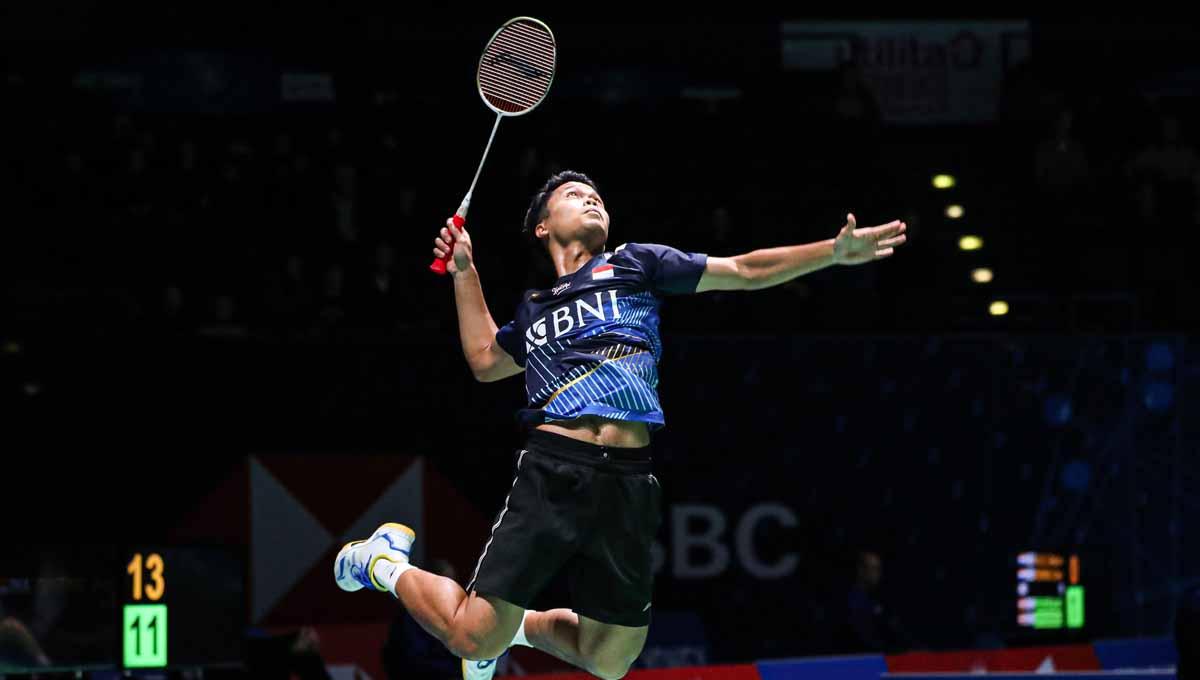 Anthony Ginting yang juara di BAC 2023, dirombaknya skuad Piala Sudirman dan Greysia Polii resmi jadi ibu menjadi salah satu kabar baik bulutangkis Indonesia. Foto: PBSI.
