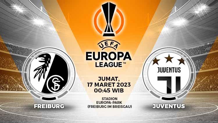 Link live streaming pertandingan Liga Europa 2022-2023 yang mempertemukan Freiburg vs Juventus pada Jumat (17/03/23). - INDOSPORT