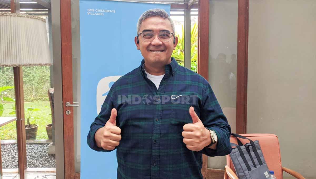 Ketua DPR RI sekaligus Ketua Harian ALTI (Asosiasi Lari Trail Indonesia), Muhammad Farhan, di Acara Press Conference Run To Care SOS Children's, Rabu (15/03/23).