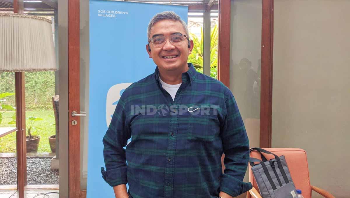 Ketua DPR RI sekaligus Ketua Harian ALTI (Asosiasi Lari Trail Indonesia), Muhammad Farhan, di Acara Press Conference Run To Care SOS Children's, Rabu (15/03/23).