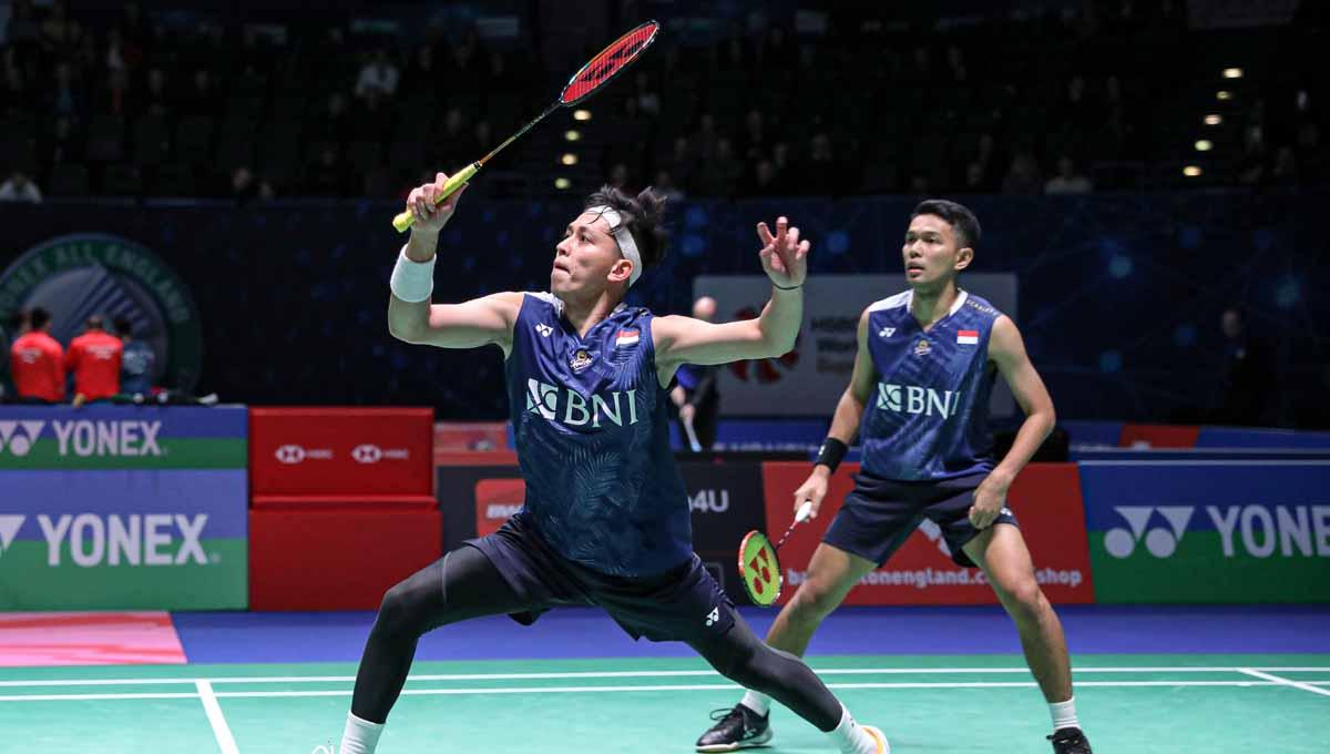 Pasangan ganda putra Indonesia, Fajar Alfian/Muhammad Rian Ardianto lolos ke semifinal Korea Open 2023. (Foto: PBSI)