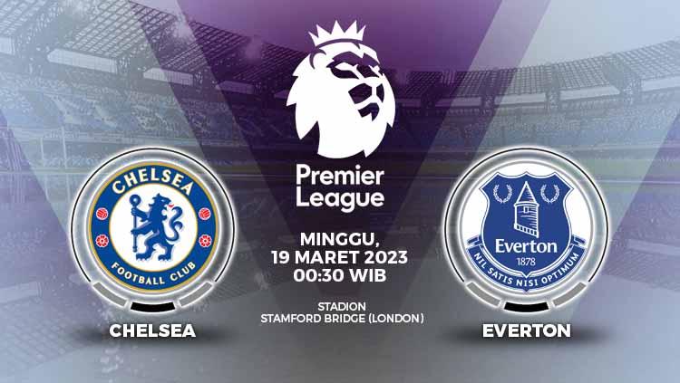 Link live streaming Liga Inggris (Premier League) 2022/23 antara Chelsea vs Everton pada Minggu (19/3/23) pukul 00:30 WIB bisa Anda simak di artikel ini. - INDOSPORT