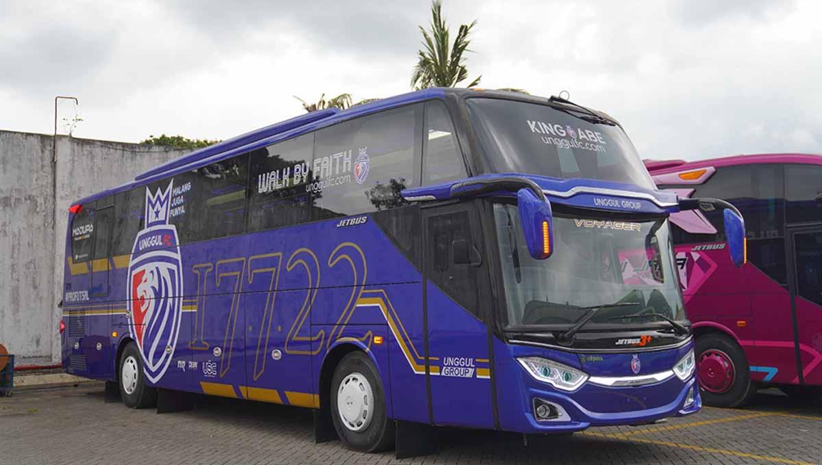 Unggul FC luncurkan bus jelang putaran 2 Liga Futsal Profesional. (Foto: MO Unggul FC)