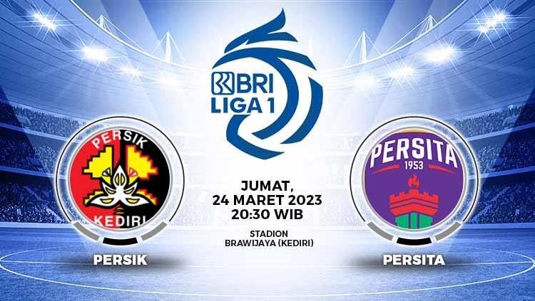 Simak link live streaming laga Liga 1 antara Persik Kediri vs Persita Tangerang pada Jumat (24/03/2023). - INDOSPORT