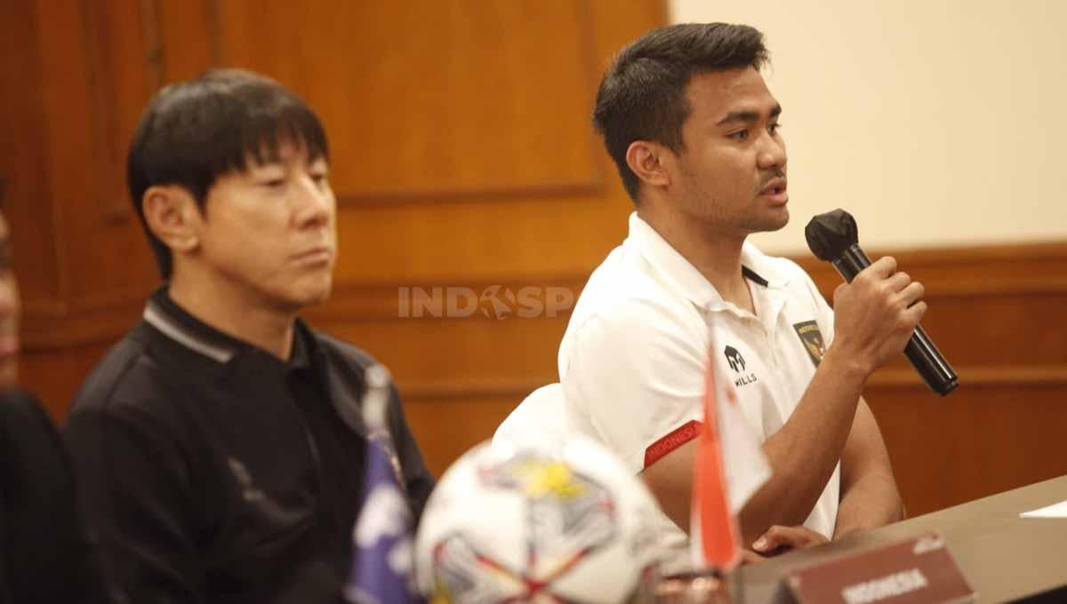 Shin Tae-yong mengungkapkan bahwa Asnawi Mangkualam bukanlah satu-satunya pemain penting Timnas Indonesia untuk Piala Asia 2023 mendatang. - INDOSPORT