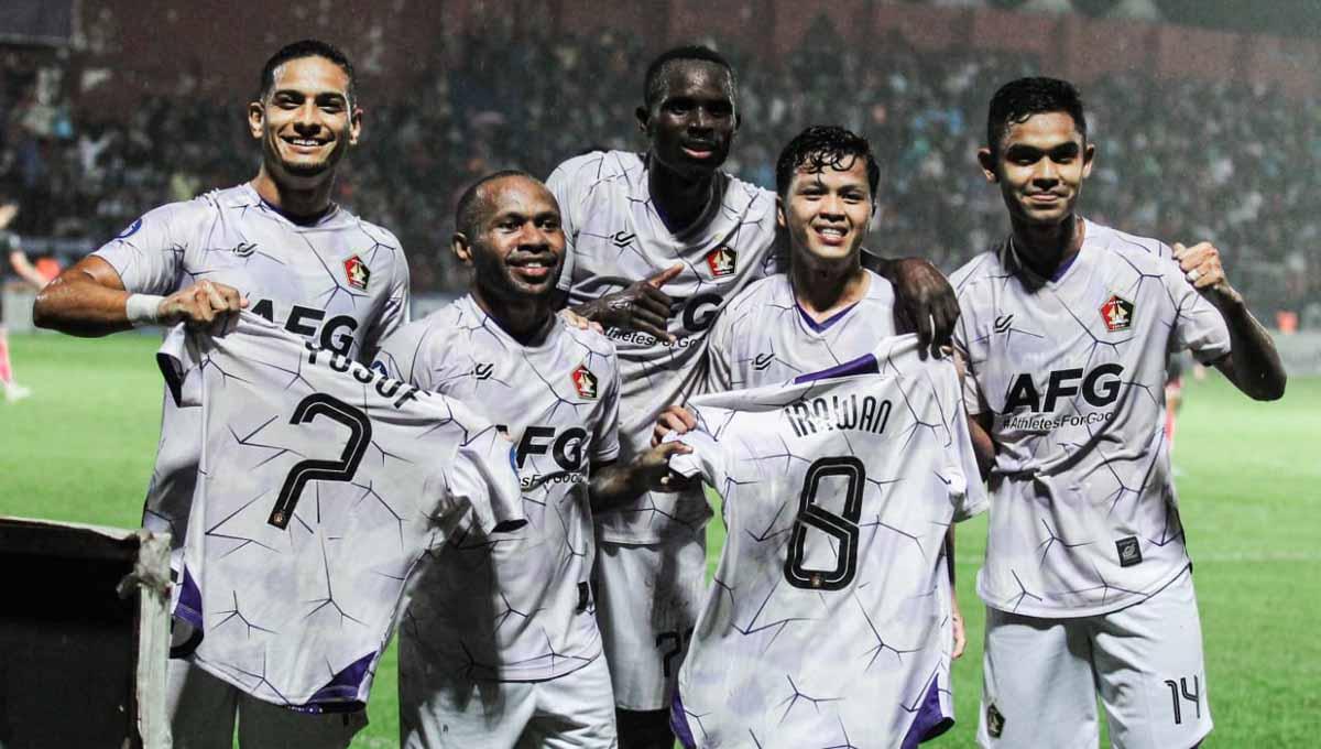 Pertandingan Liga 1 pekan ke-32 antara Persik Kediri vs Persita Tangerang di Lapangan Brawijaya (Kediri), Jumat (24/03/23). (Foto: MO Persik Kediri)