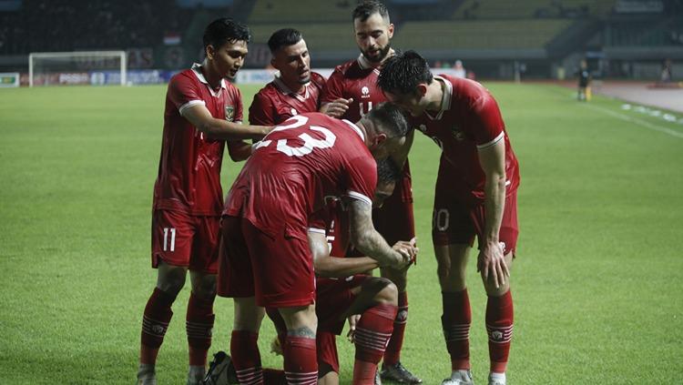 Pertandingan FIFA Matchday antara Timnas Indonesia vs Burundi di Stadion Patriot Candranhaga, Bekasi, Sabtu (25/03/23). Foto: Herry Ibrahim/Indosport - INDOSPORT