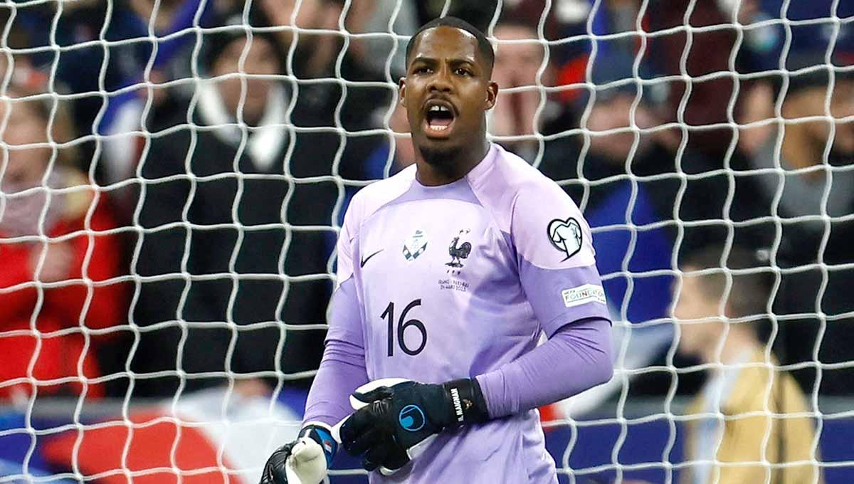 Kiper Timnas Prancis, Mike Maignan. (Foto: REUTERS/Gonzalo Fuentes)