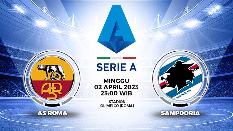 Prediksi pertandingan antara AS Roma vs Sampdoria (Liga Italia). - INDOSPORT