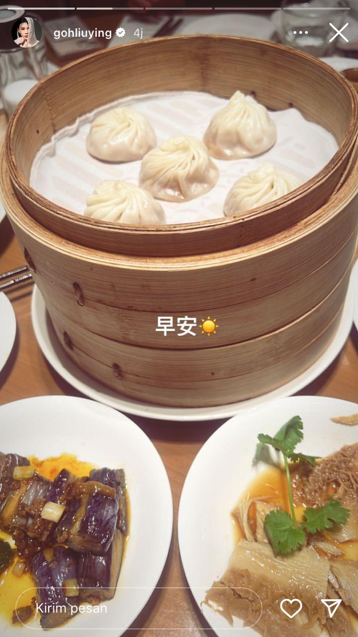 Unggahan Goh Liu Ying yang serupa dengan Lee Yong-dae. Copyright: instagram @gohliuying