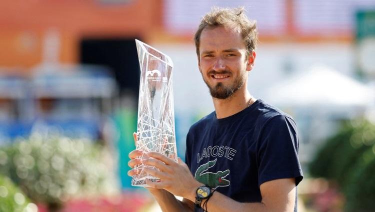 Daniil Medvedev juara Miami Open 2023. Foto: Geoff Burke-USA TODAY Sports via REUTERS.