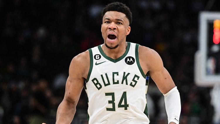 Giannis Antetokounmpo bintang basket NBA dari tim Milwaukee Bucks (Foto: REUTERS USA Today Sports). - INDOSPORT