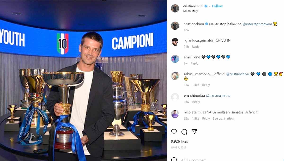 Cristian Chivu. (Foto: Instagram@cristianchivu)