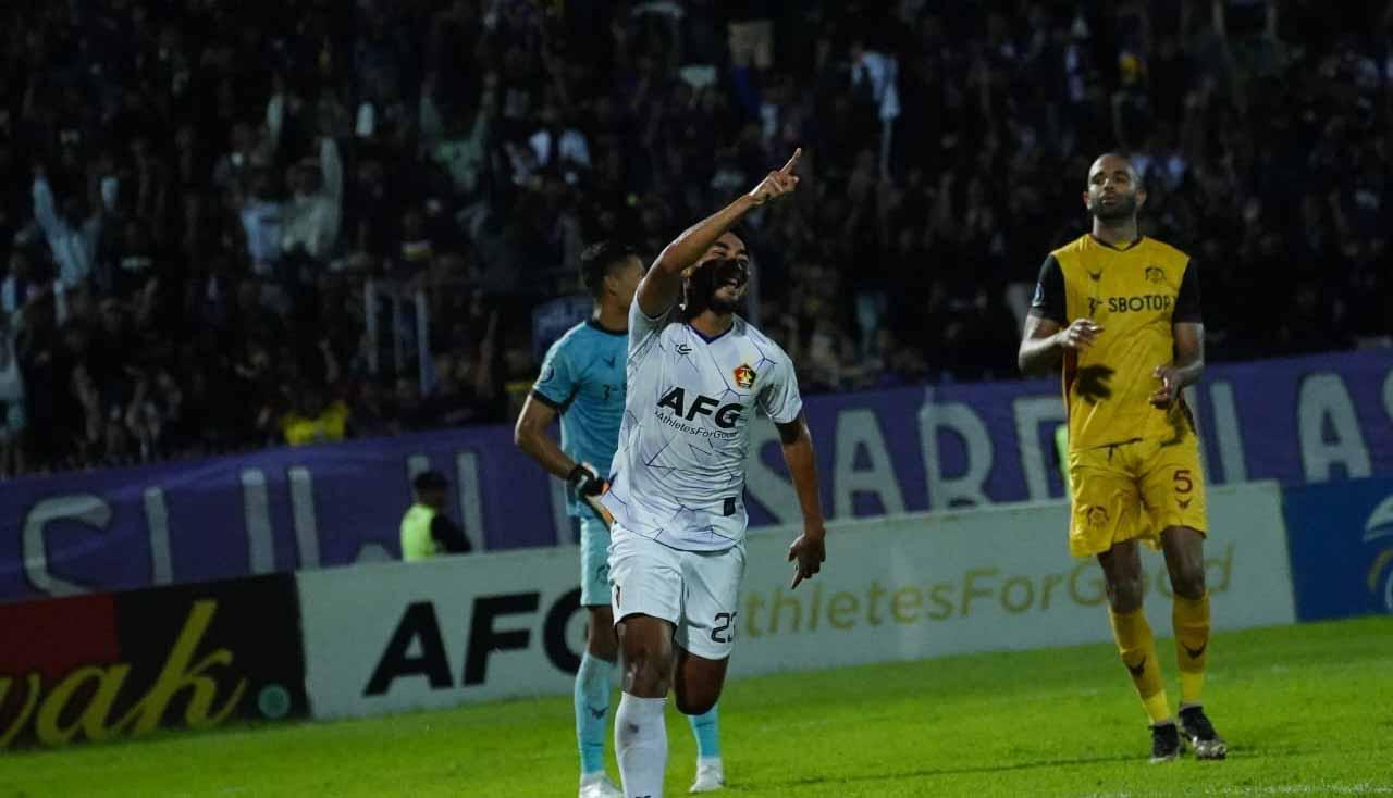 Laga Liga 1 antara Persik Kediri vs Persikabo 1973 di Stadion Brawijaya (Kediri), Jumat (07/04/23). (Foto: MO Persik Kediri)
